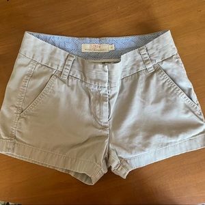 J. Crew chino shorts in tan